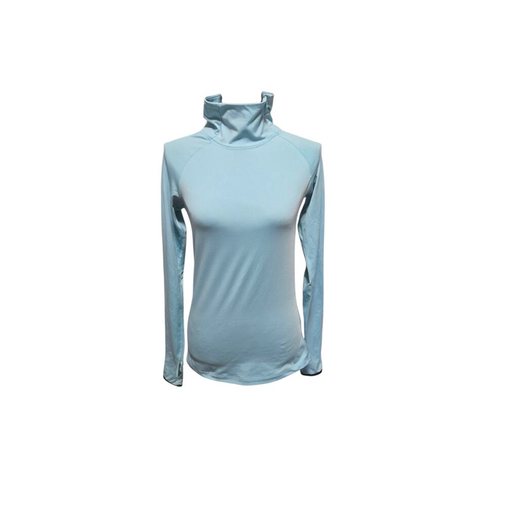 Nike pro dri fit blue turtleneck sweater, size medium